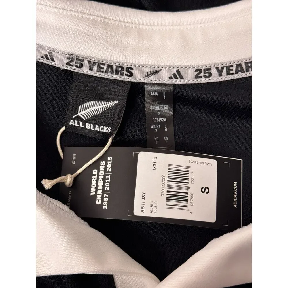 New Adidas All Blacks Home Jersey Small Mens Rugby